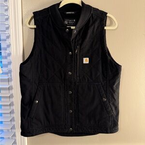 Carhartt Women’s Black Quilted Rugged Flex Vest
